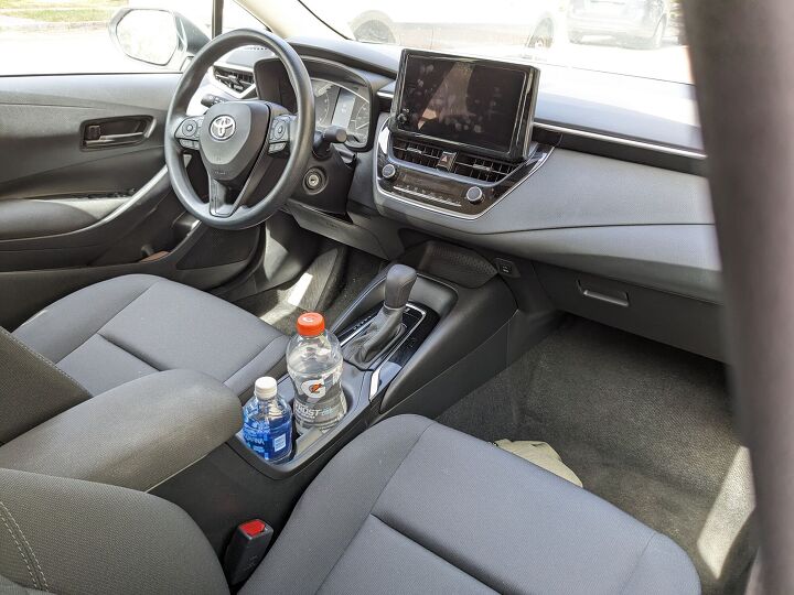 rental review 2023 toyota corolla le aged basic transportation