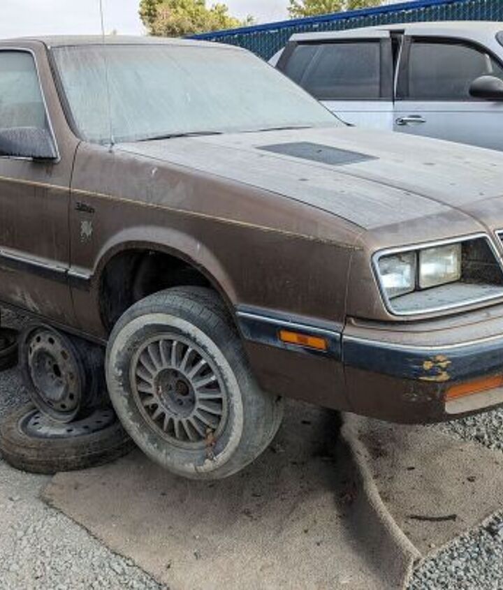 junkyard find 1986 dodge lancer es turbo