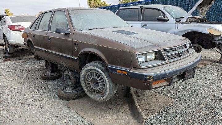 junkyard find 1986 dodge lancer es turbo