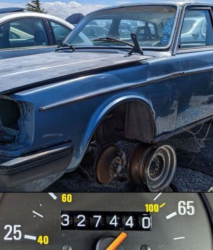 junkyard find 1983 volvo dl sedan with 327k miles