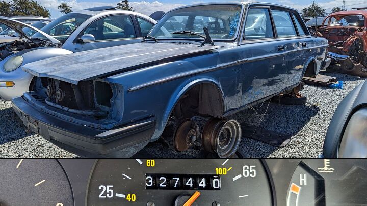 junkyard find 1983 volvo dl sedan with 327k miles