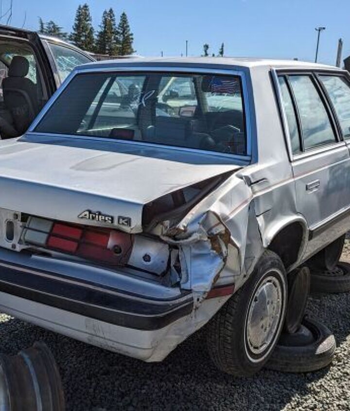 junkyard find 1986 dodge aries se four door sedan