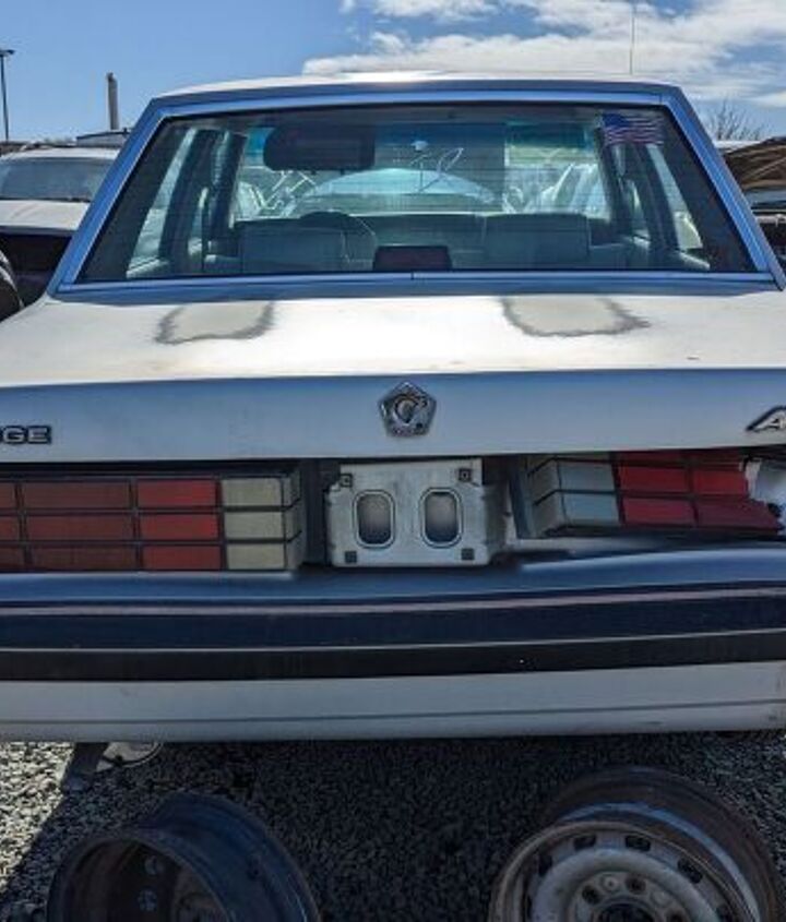 junkyard find 1986 dodge aries se four door sedan