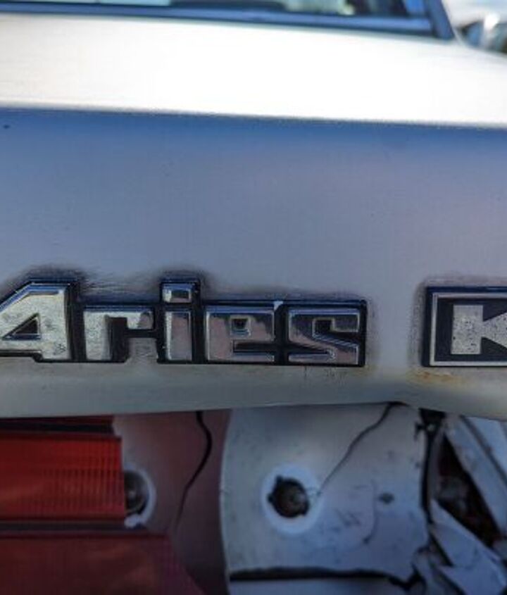 junkyard find 1986 dodge aries se four door sedan
