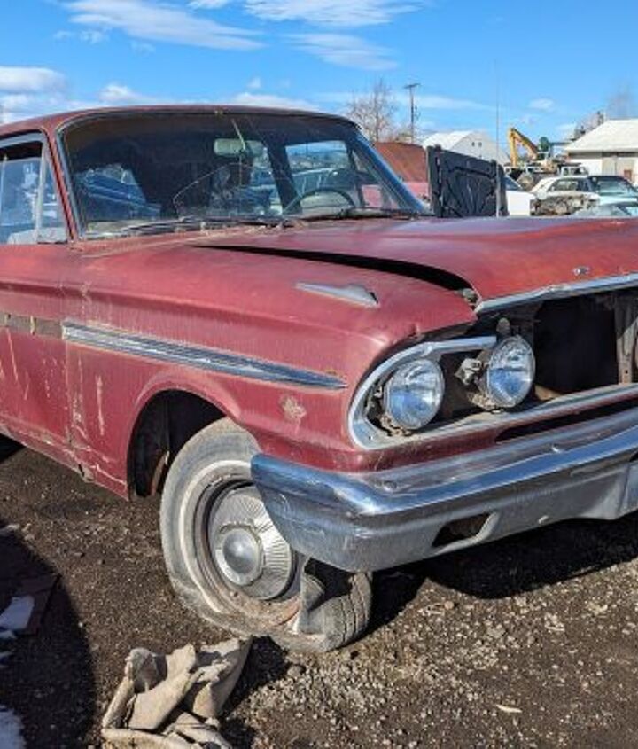 junkyard find 1964 ford fairlane 500 4 door sedan