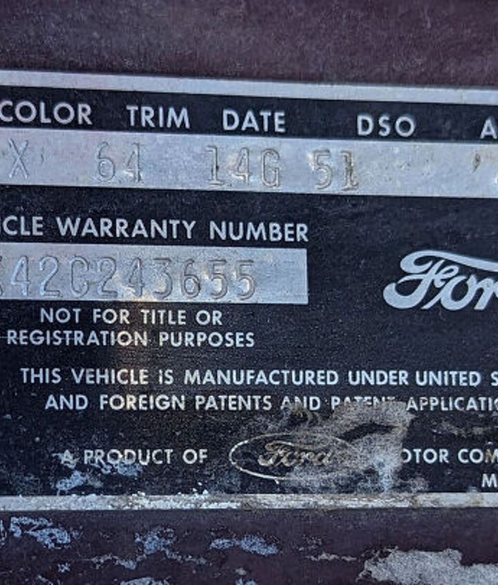 junkyard find 1964 ford fairlane 500 4 door sedan