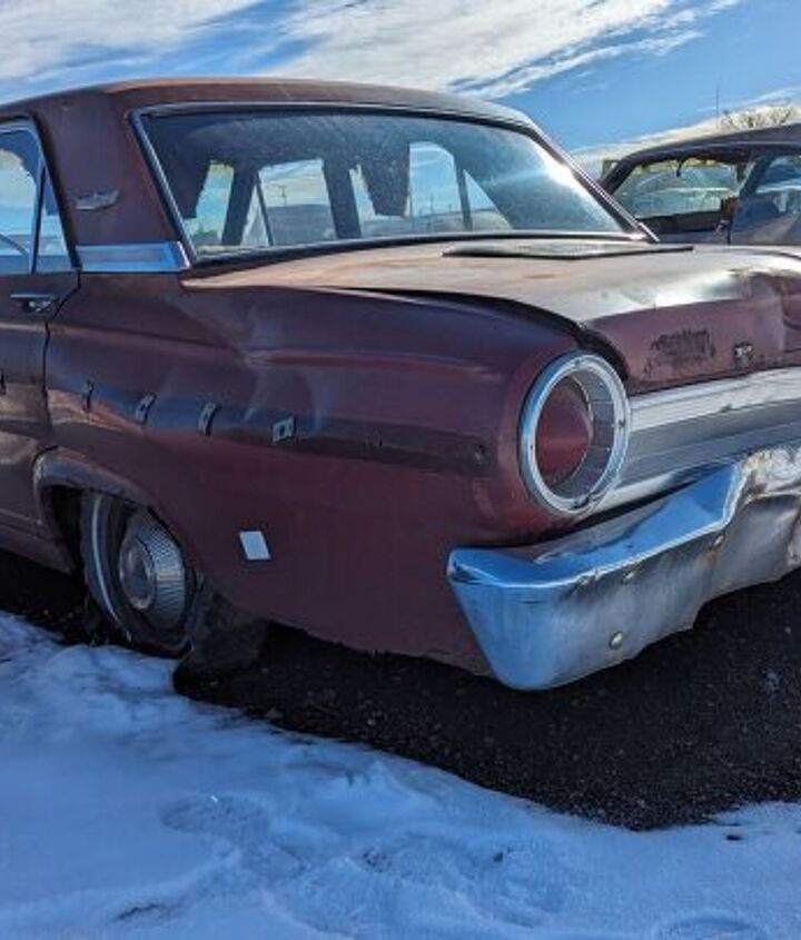 junkyard find 1964 ford fairlane 500 4 door sedan