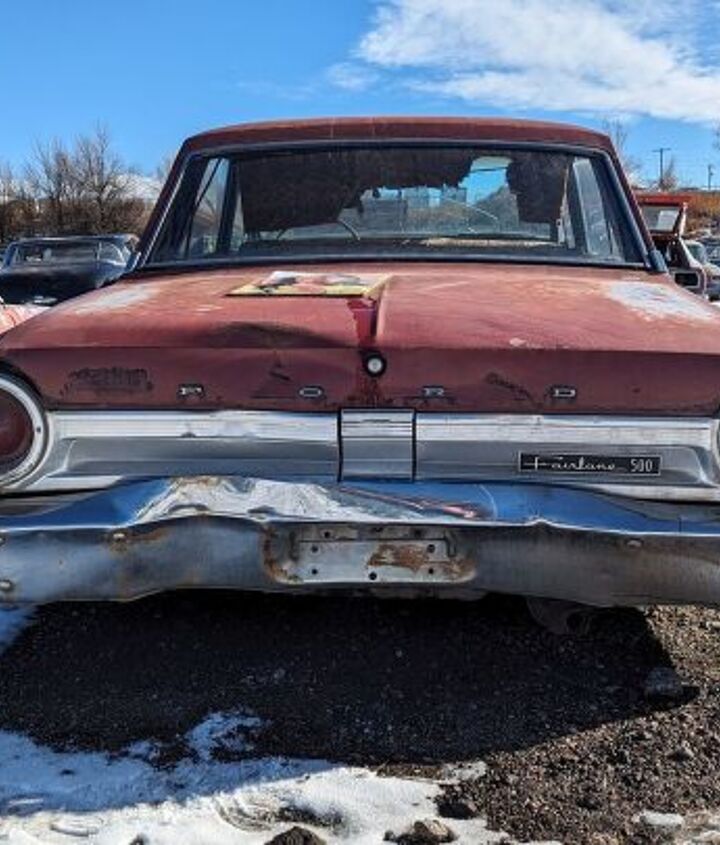 junkyard find 1964 ford fairlane 500 4 door sedan