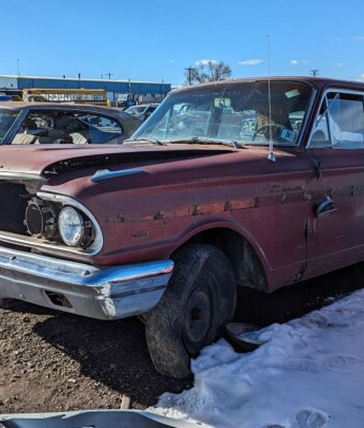 junkyard find 1964 ford fairlane 500 4 door sedan