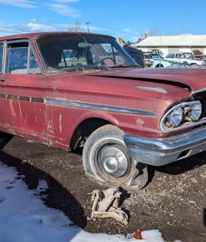 junkyard find 1964 ford fairlane 500 4 door sedan