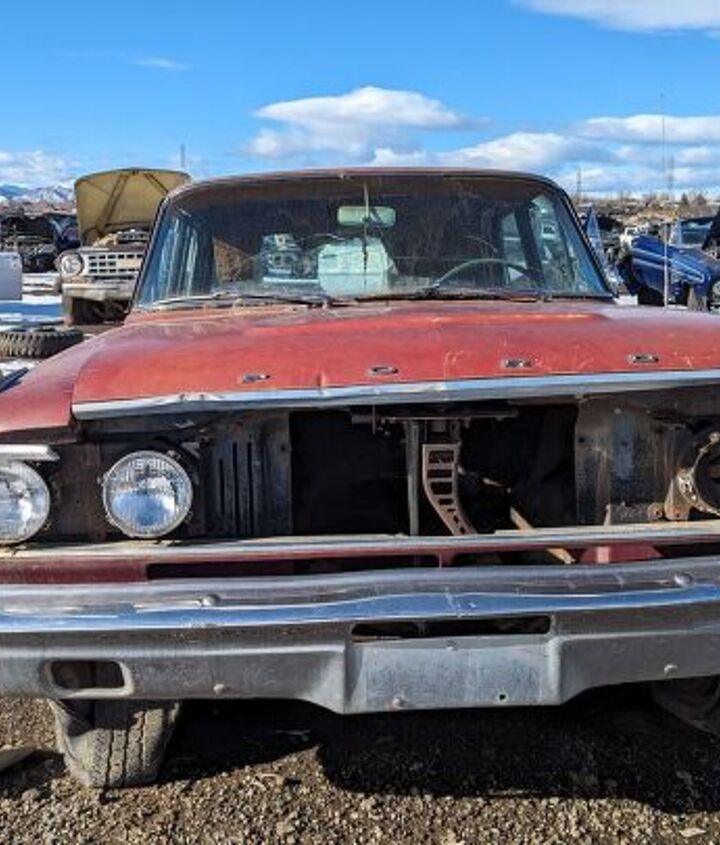 junkyard find 1964 ford fairlane 500 4 door sedan