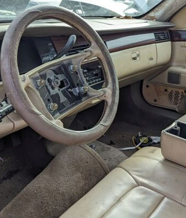 junkyard find 1995 cadillac sedan deville st tropez edition