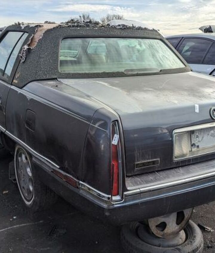 junkyard find 1995 cadillac sedan deville st tropez edition