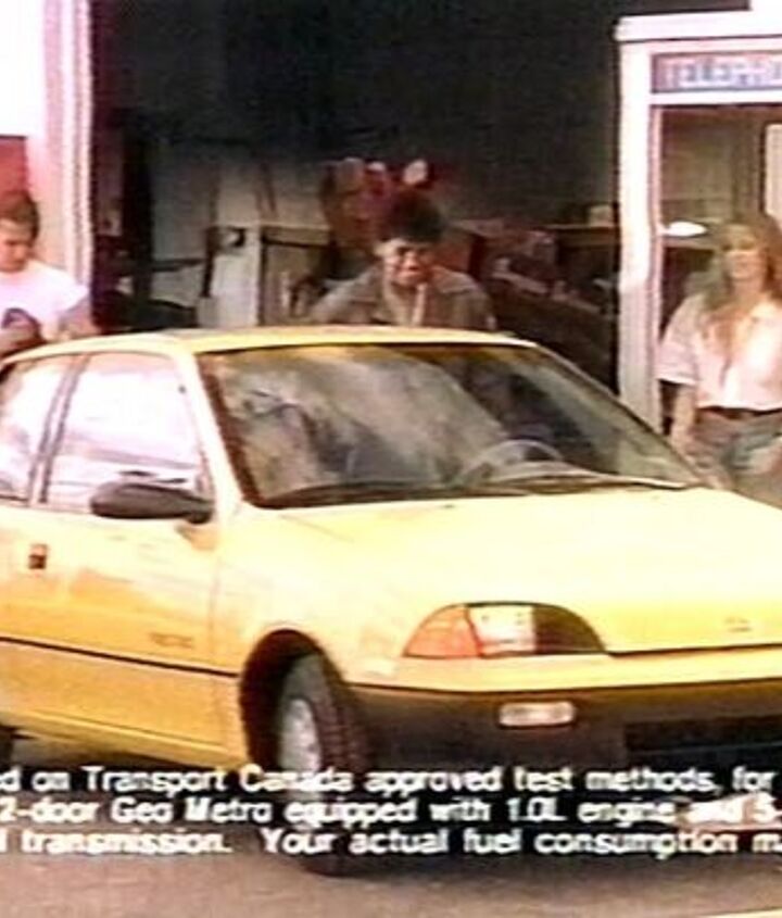 junkyard find 1992 geo metro 4 door hatchback