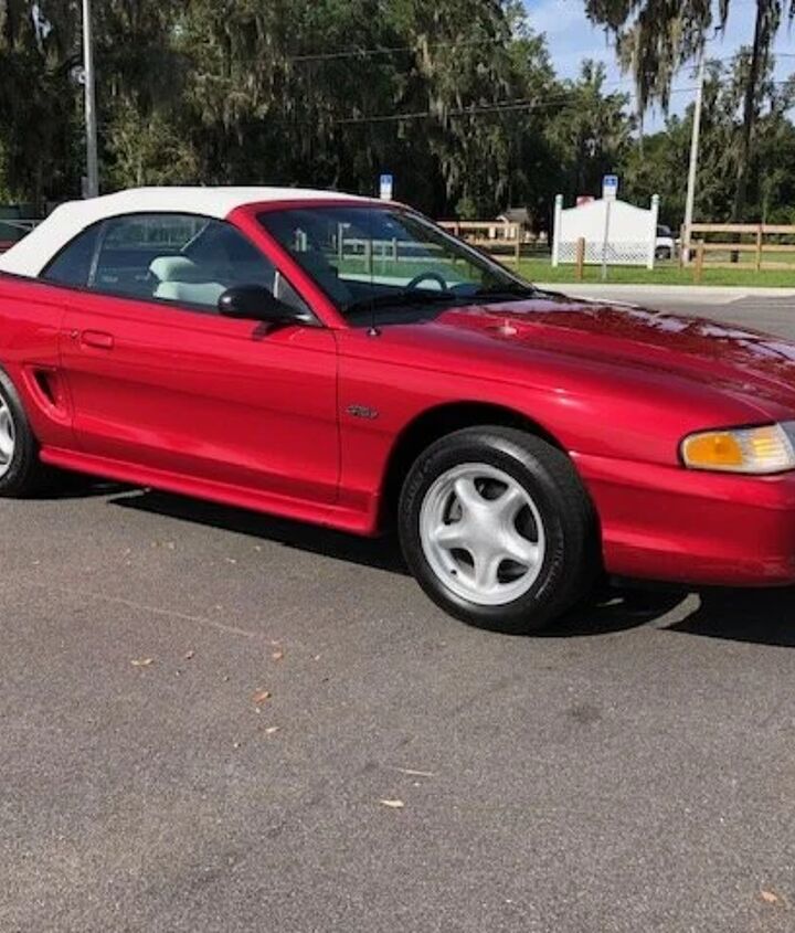 used car of the day 1998 ford mustang gt convertible