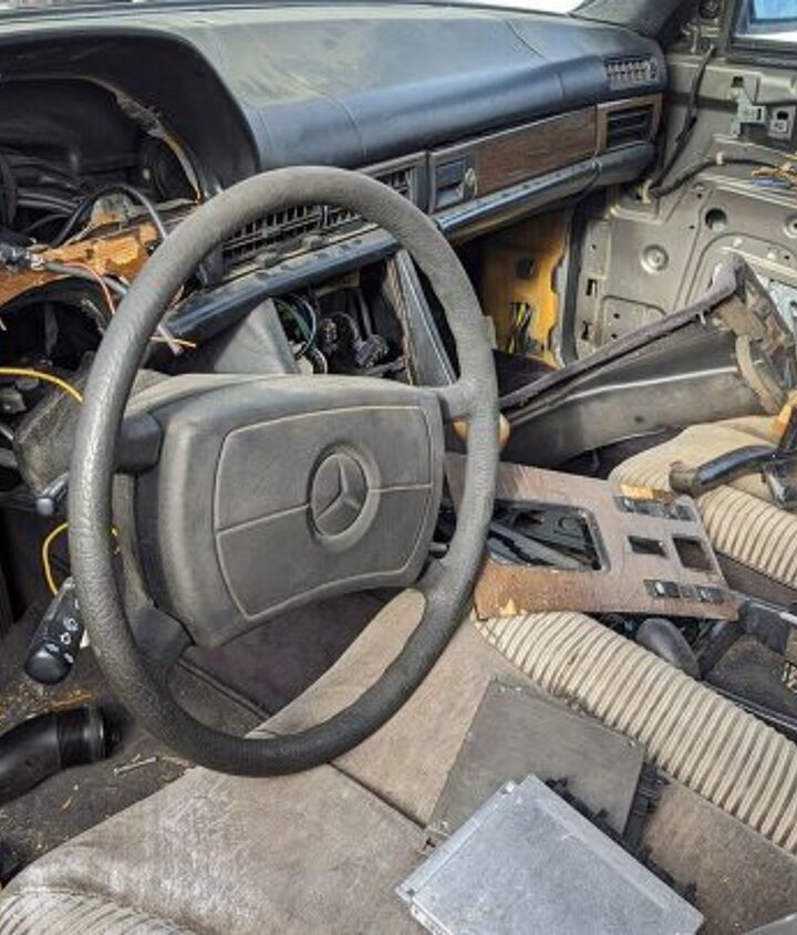 junkyard find gray market 1981 mercedes benz 380 sel