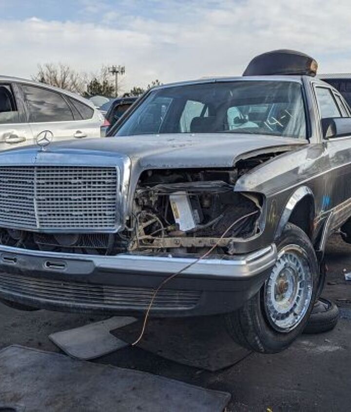 junkyard find gray market 1981 mercedes benz 380 sel