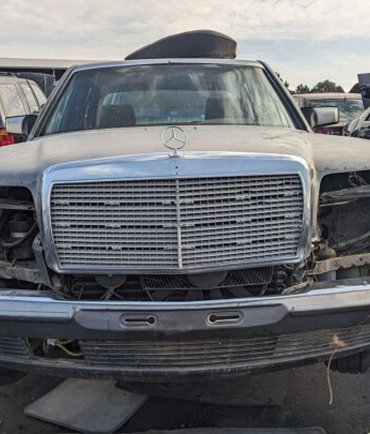 junkyard find gray market 1981 mercedes benz 380 sel
