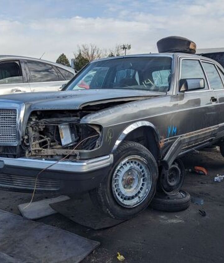 junkyard find gray market 1981 mercedes benz 380 sel