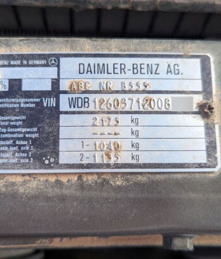 junkyard find gray market 1981 mercedes benz 380 sel