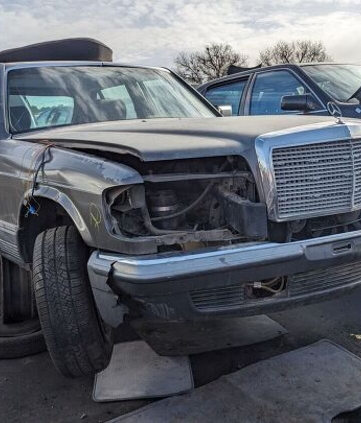junkyard find gray market 1981 mercedes benz 380 sel