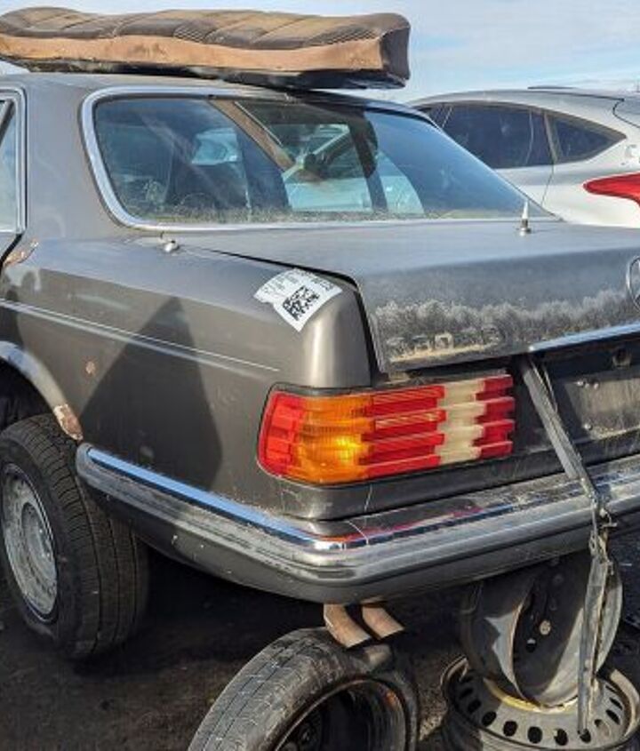 junkyard find gray market 1981 mercedes benz 380 sel