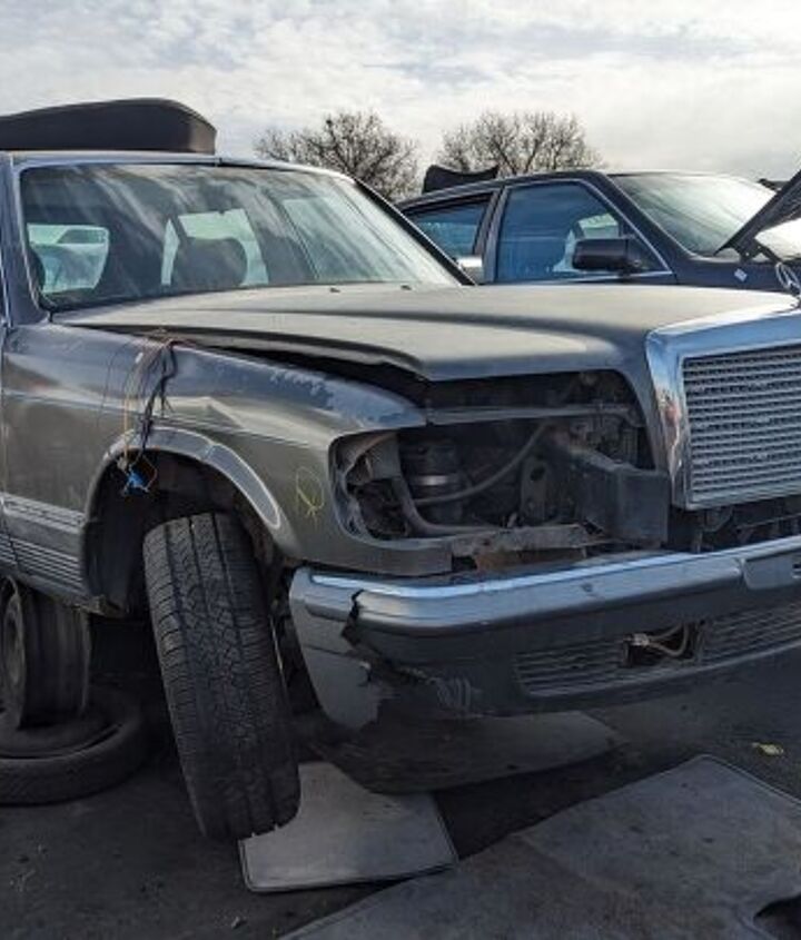 junkyard find gray market 1981 mercedes benz 380 sel