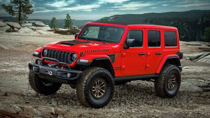The Jeep Wrangler Sends the V8 Off With a Bang