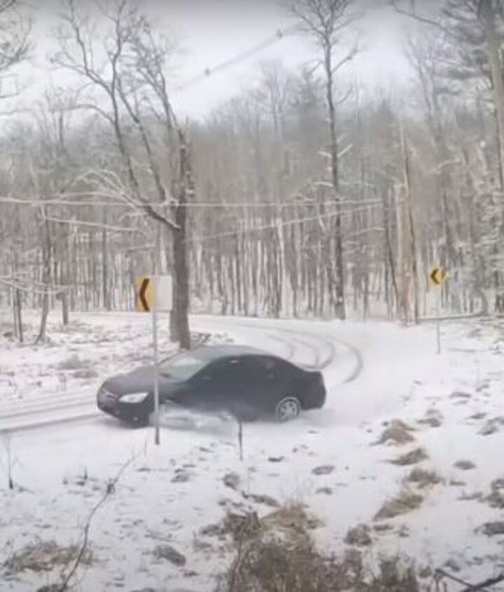 someone is recording people repeatedly failing to make mystery turn