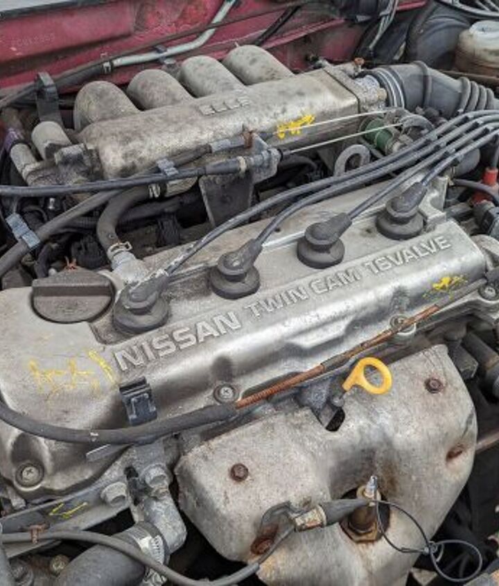 junkyard find 1993 nissan sentra with 320 165 miles