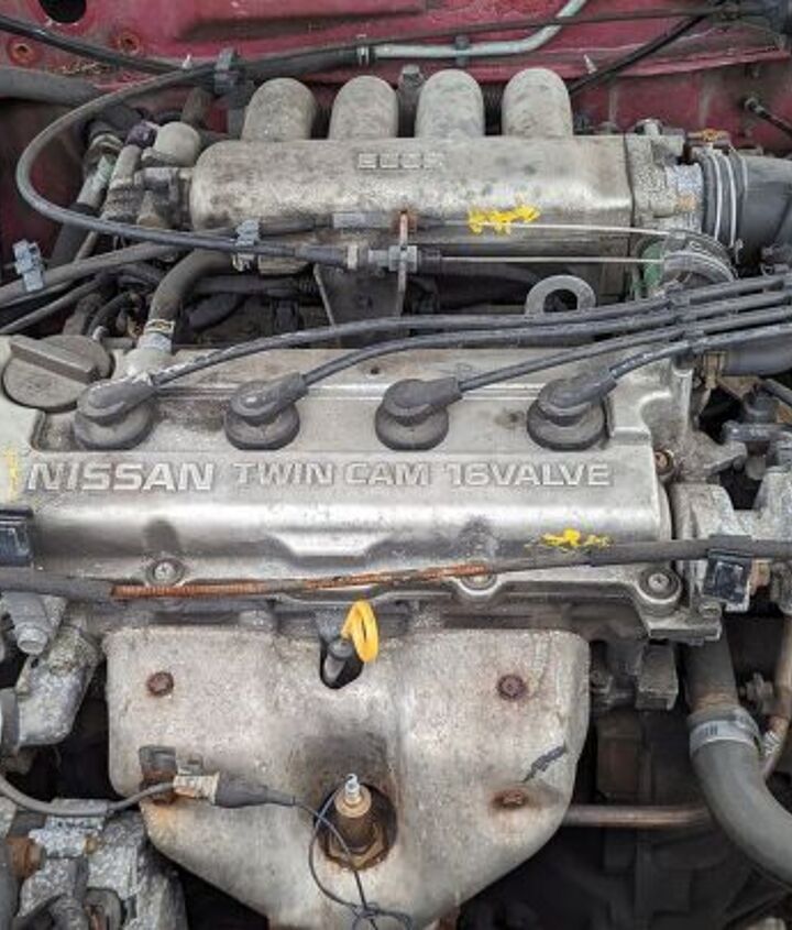 junkyard find 1993 nissan sentra with 320 165 miles