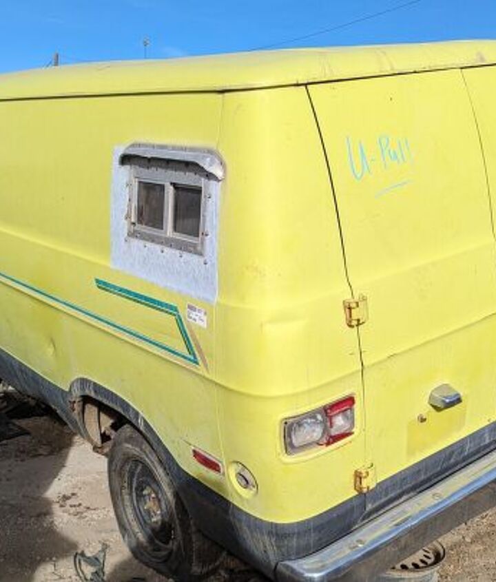 junkyard find 1977 dodge tradesman 200 mystery machine