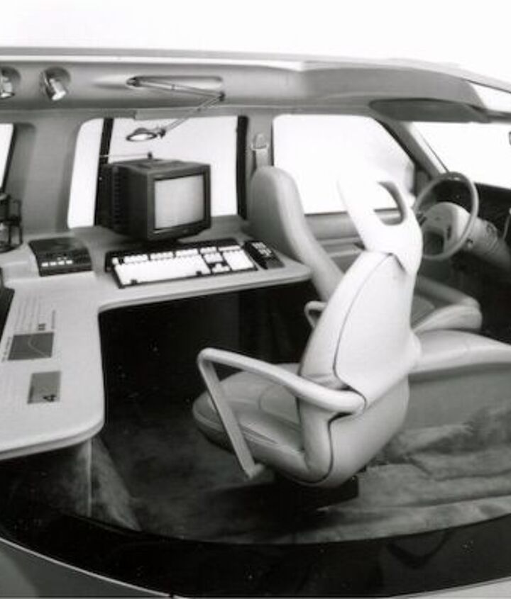 ford explorer desk drive promised a fax machine and coffee pot
