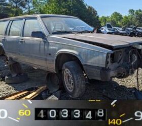 junkyard find 1988 volvo 740 gle with 403 348 miles