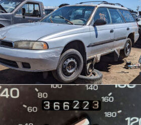 Junkyard Find: 1995 Subaru Legacy L Wagon with 366,223 miles
