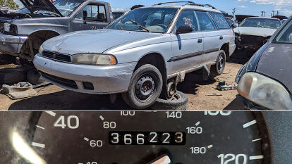 Junkyard Find: 1995 Subaru Legacy L Wagon with 366,223 miles