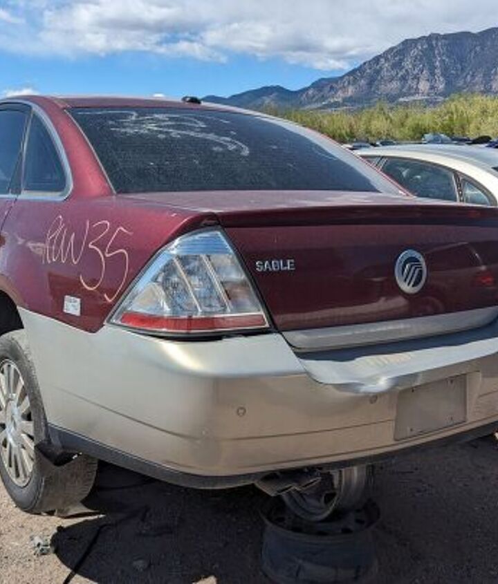 junkyard find 2008 mercury sable press loaner flashback edition