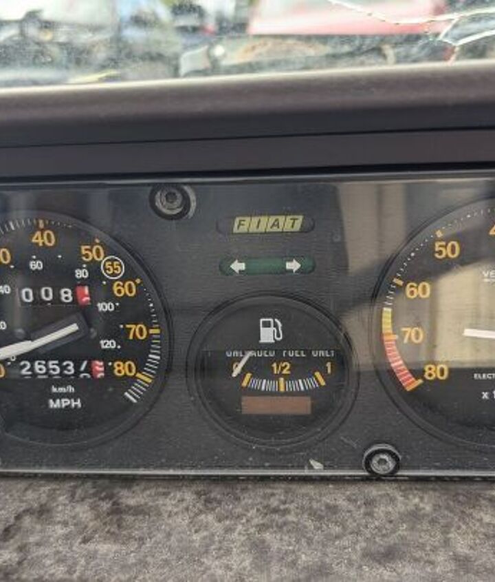 junkyard find 1980 fiat x1 9