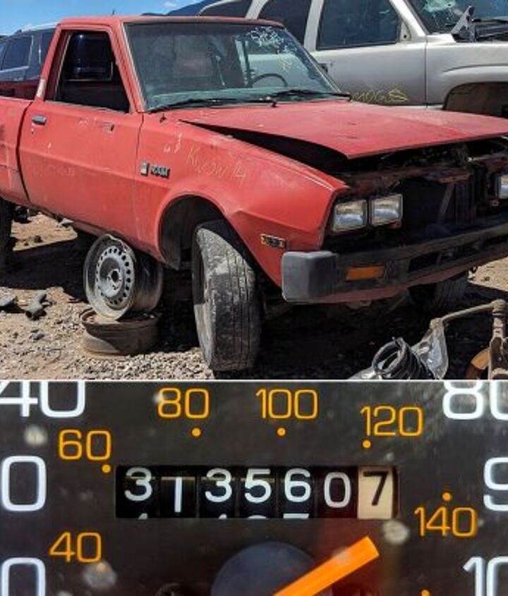 junkyard find 1986 dodge ram 50 with 313 560 miles