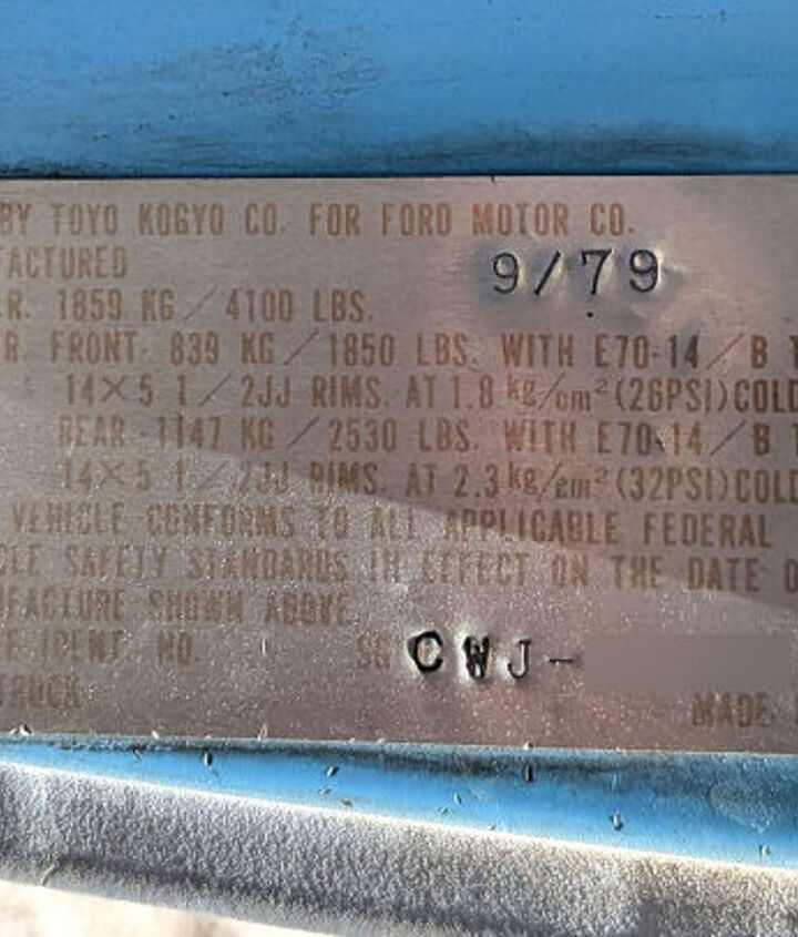 junkyard find 1979 ford courier