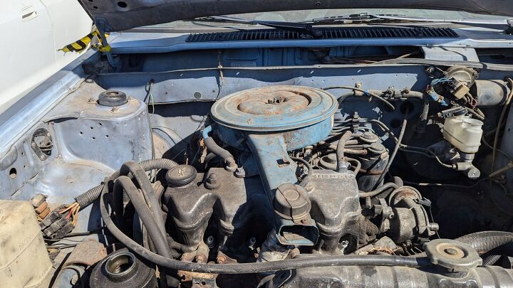 junkyard find 1983 nissan sentra deluxe mpg 2 door sedan