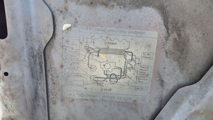 junkyard find 1983 nissan sentra deluxe mpg 2 door sedan