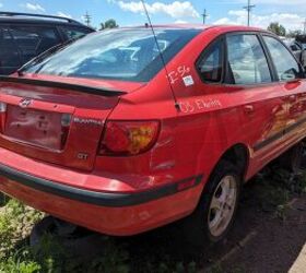 junkyard find 2003 hyundai elantra gt 5 door hatchback