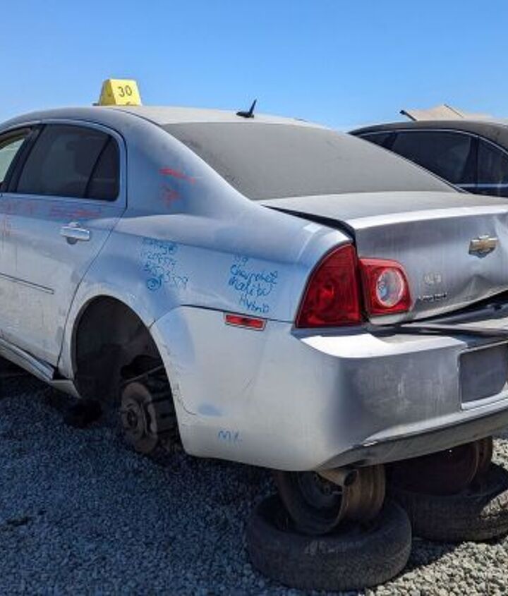 junkyard find 2009 chevrolet malibu hybrid