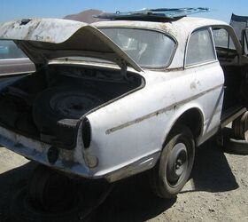 junkyard find pair of volvo amazons