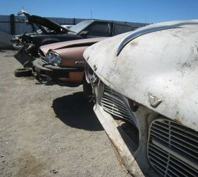 junkyard find pair of volvo amazons