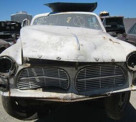 junkyard find pair of volvo amazons