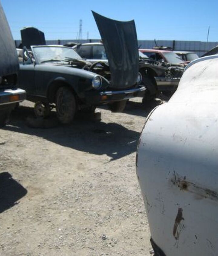 junkyard find pair of volvo amazons