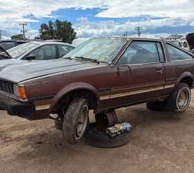 junkyard find 1980 toyota corolla sr5 liftback coupe