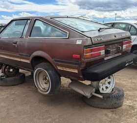 junkyard find 1980 toyota corolla sr5 liftback coupe